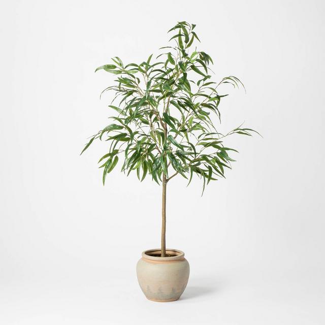 73" Artificial Weeping Eucalyptus Tree in Pot - Threshold™
