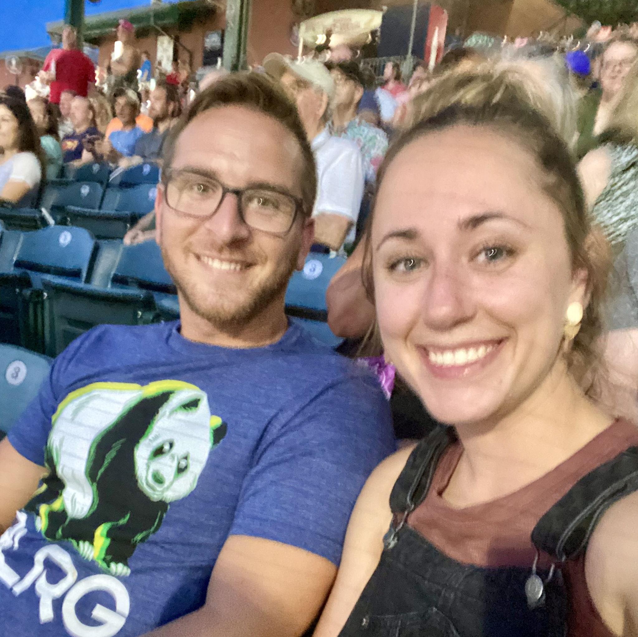 One of our first dates!