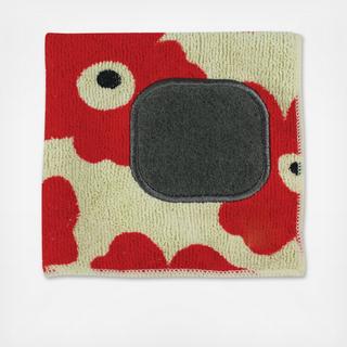 Poppy MUcloth with Scrubber, Set of 2