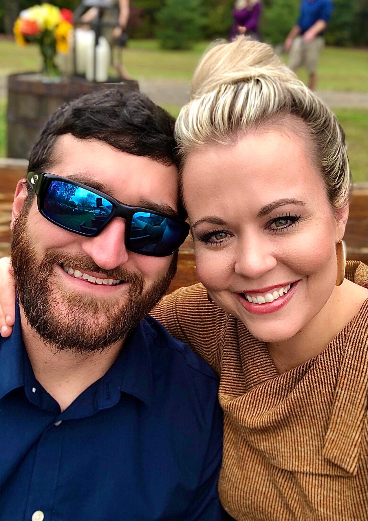 Attending our first wedding together - October 2020. We went "Facebook Official" this day.