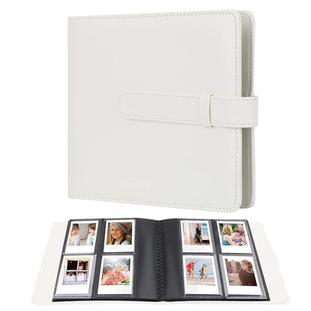 256 Photos Album for Polaroid Go Everything Box Camera and Instant Film,Polaroid Go Photo Album Book (White)