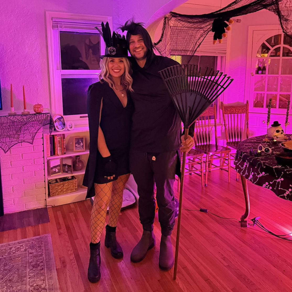 Our most recent Halloween costume, inspired by the show Schitt's Creek
