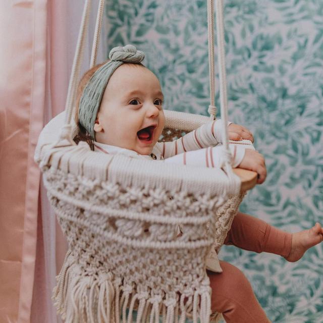Macrame Swing, Natural