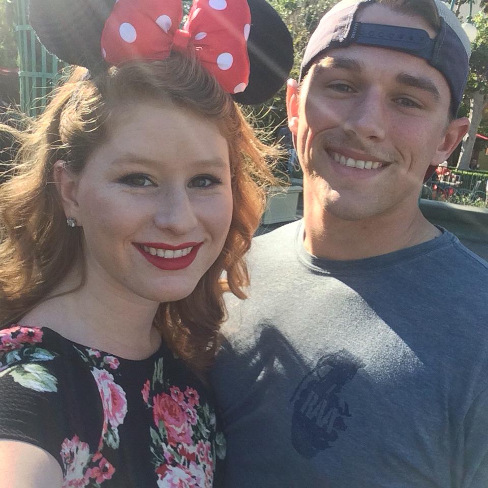 First Valentine’s Day, he took me to Disneyland!