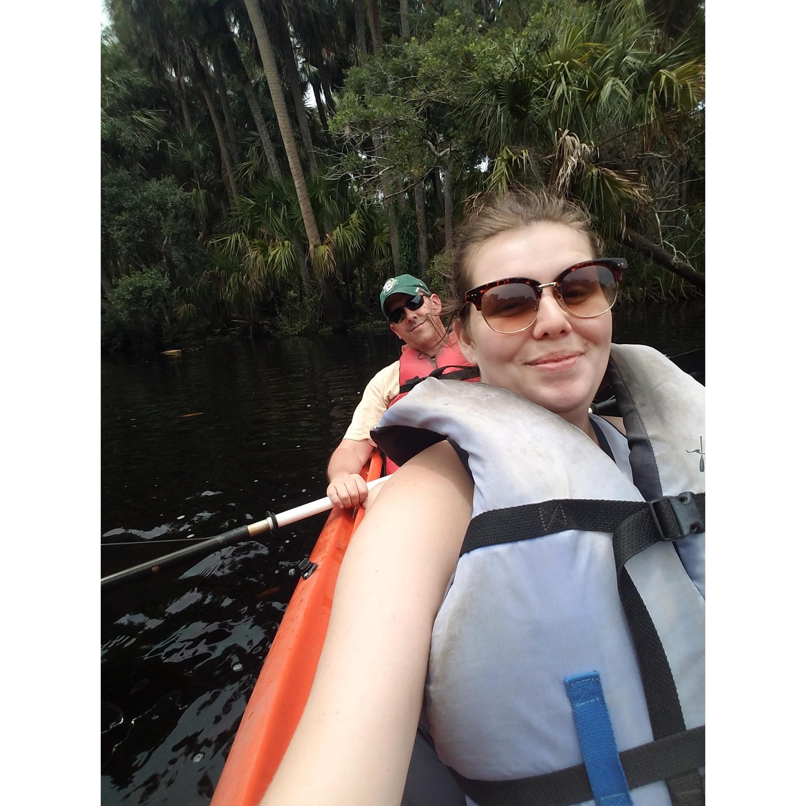 our first kayak trip for my birthday!