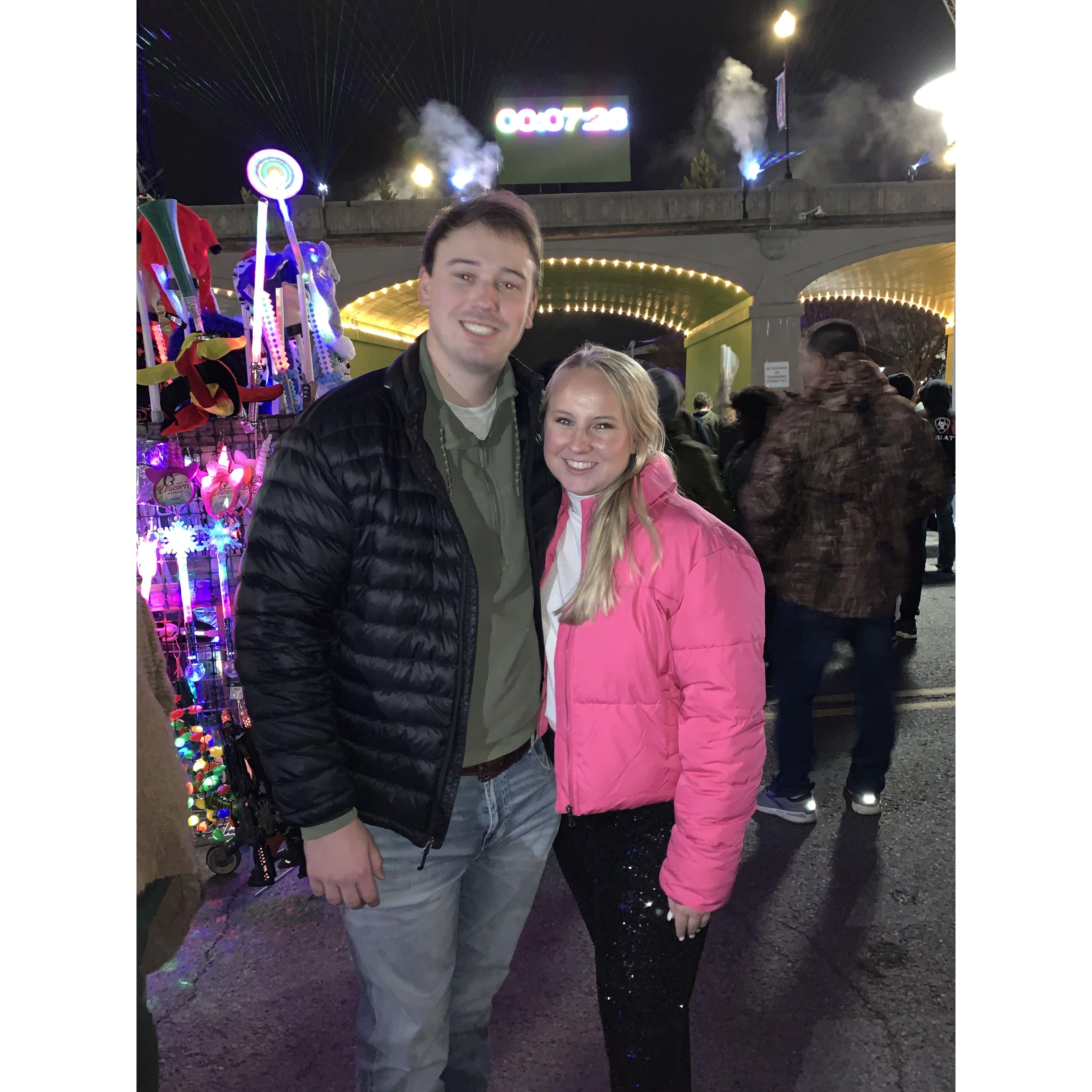 Last New Years before getting engaged!