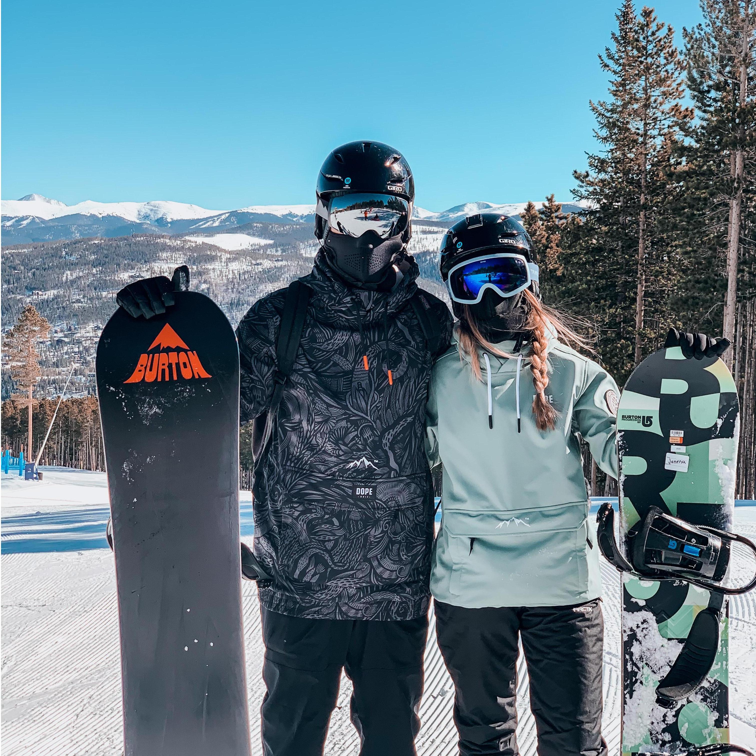 Our Second Time Snowboarding Together - February 2021