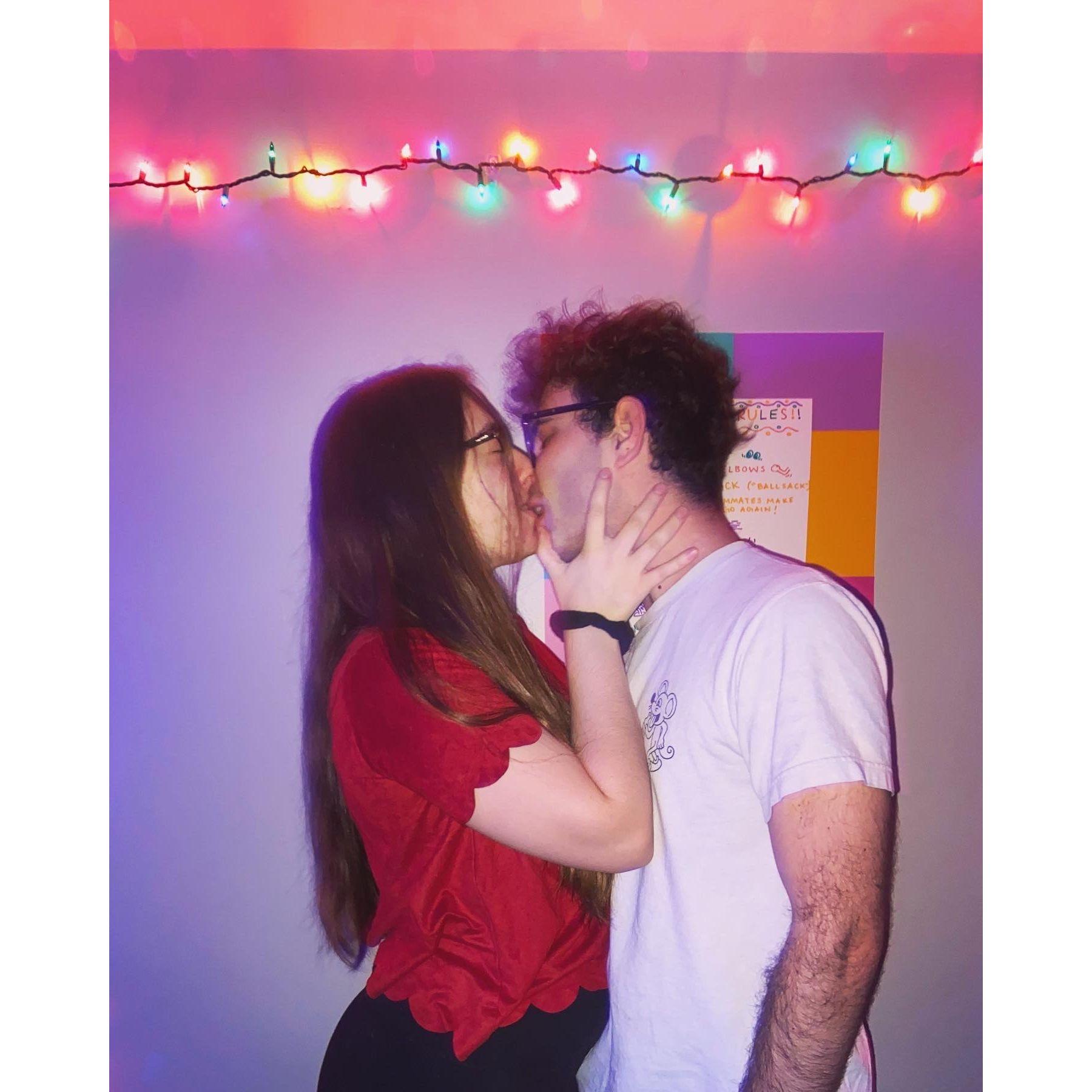 Shindig at Emmeline's senior year apartment