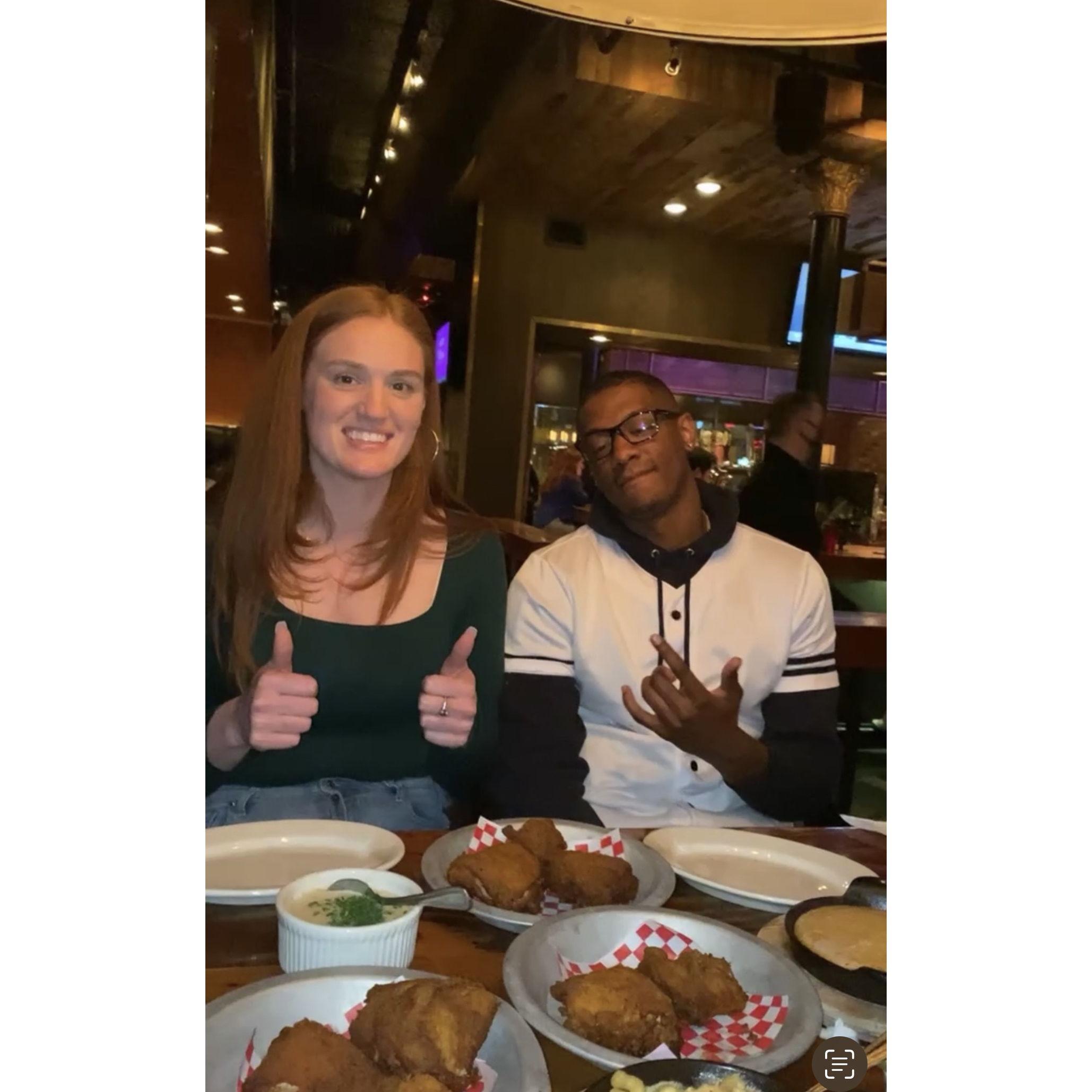 Our first date