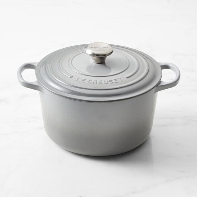 Le Creuset Signature Enameled Cast Iron Deep Oven, 5 1/4-Qt., French Grey