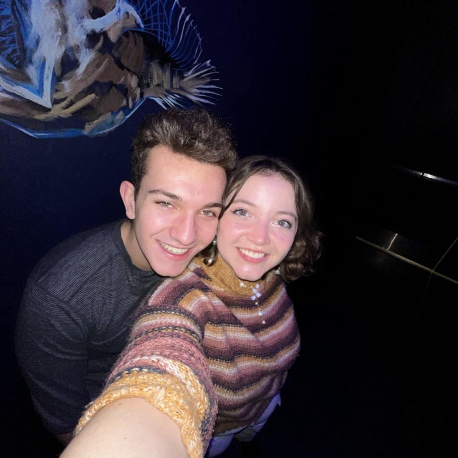 January 2024 When Caleb took Emma to the Aquarium for her birthday!