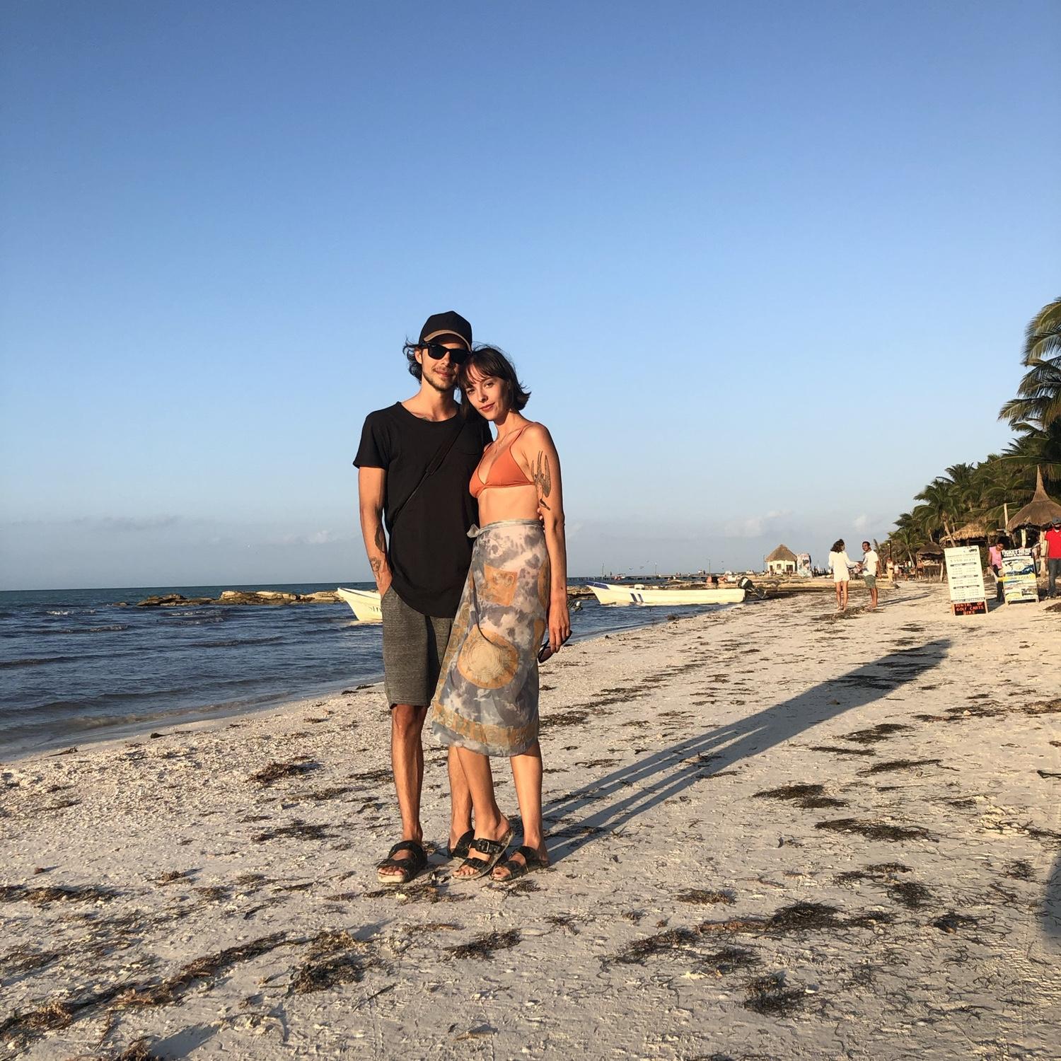 First official vacation together in Holbox, Mexico