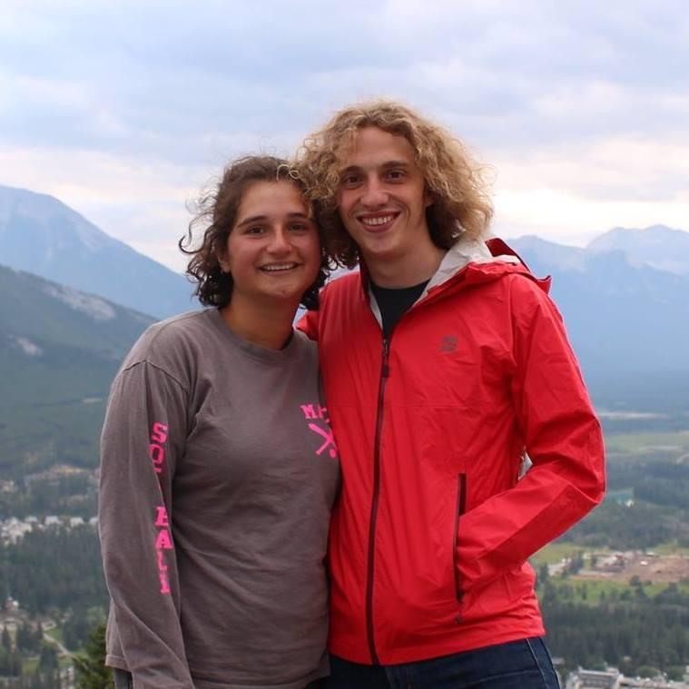 Standing near Sulphur Mountain in Banff on the Alberta-British Columbia Border
