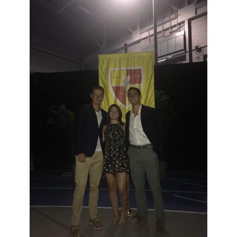 Our first picture together, F&M 2017.