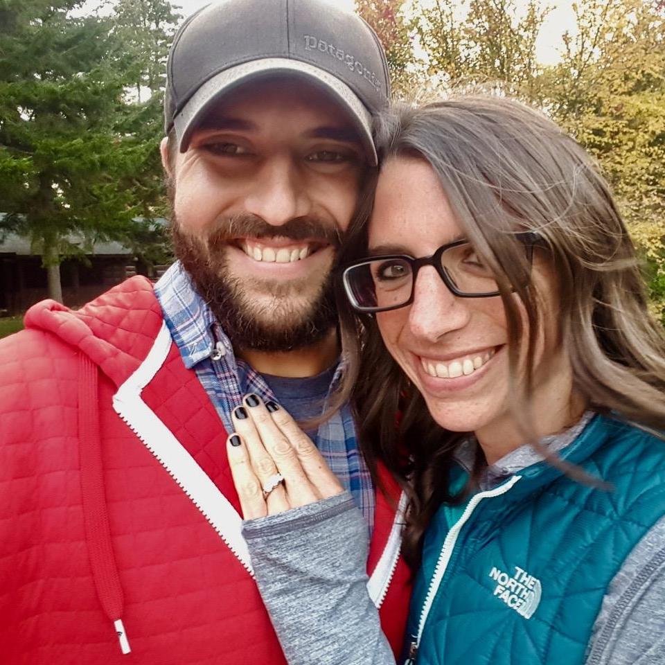 Mike popped the question on the dock at our family cabin in Star Lake, NY, October 7th, 2017.