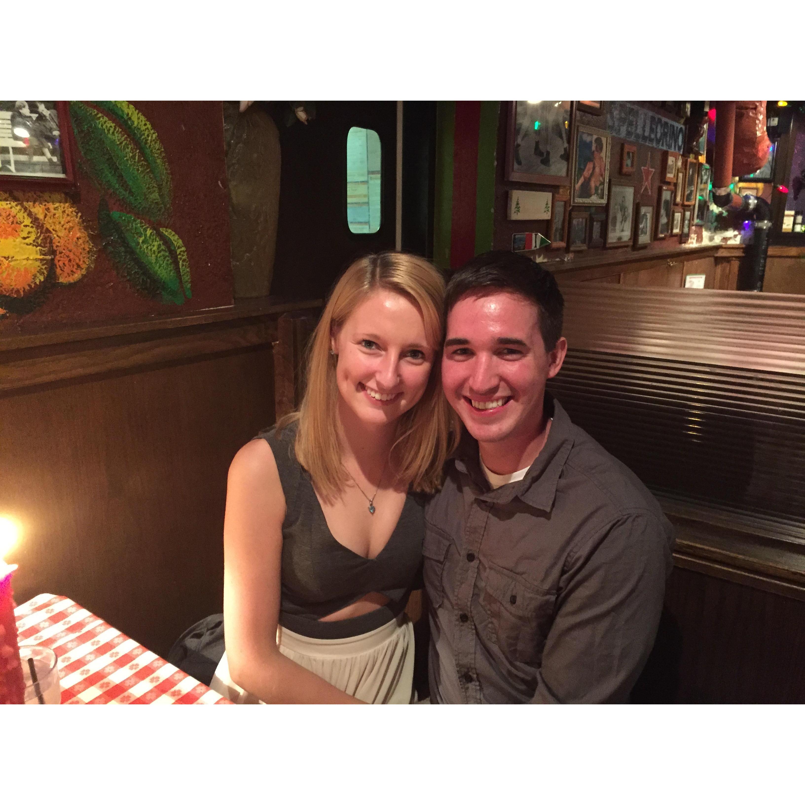 Our first dating anniversary - 09/28/14