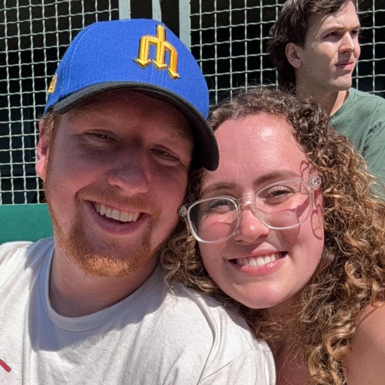 We love our baseball games! Someone get us some Sunscreen!