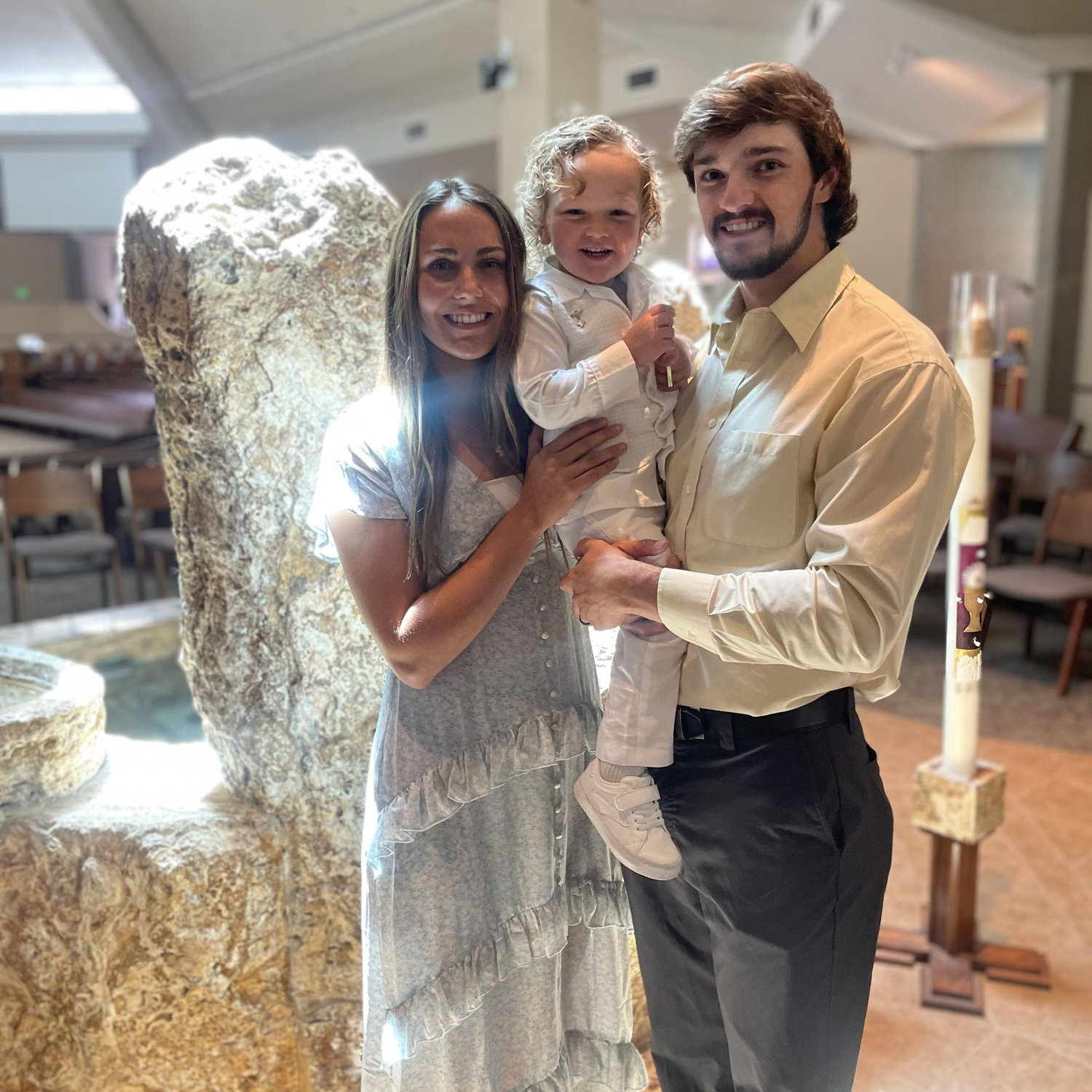 Our nephew's baptism!