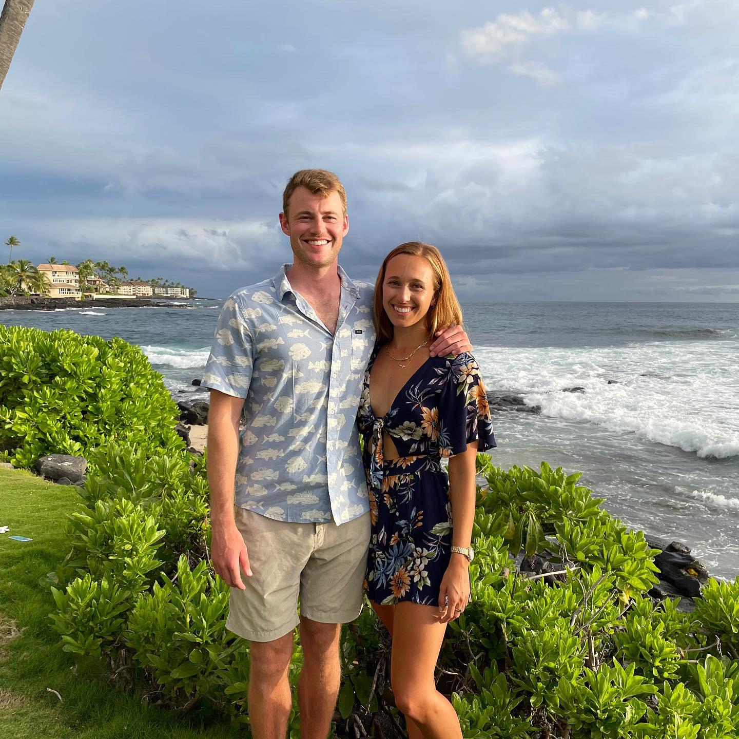 Melina and Joe in Hawaii.