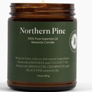 Northern Pine Beeswax Candle