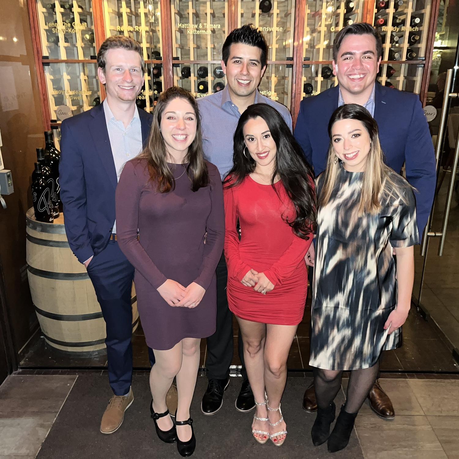 Valentines dinner date with friends.