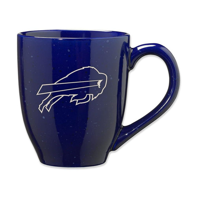 Rico Industries NFL Football 16 oz Team Color Laser Engraved Speckled Ceramic Coffee Mug