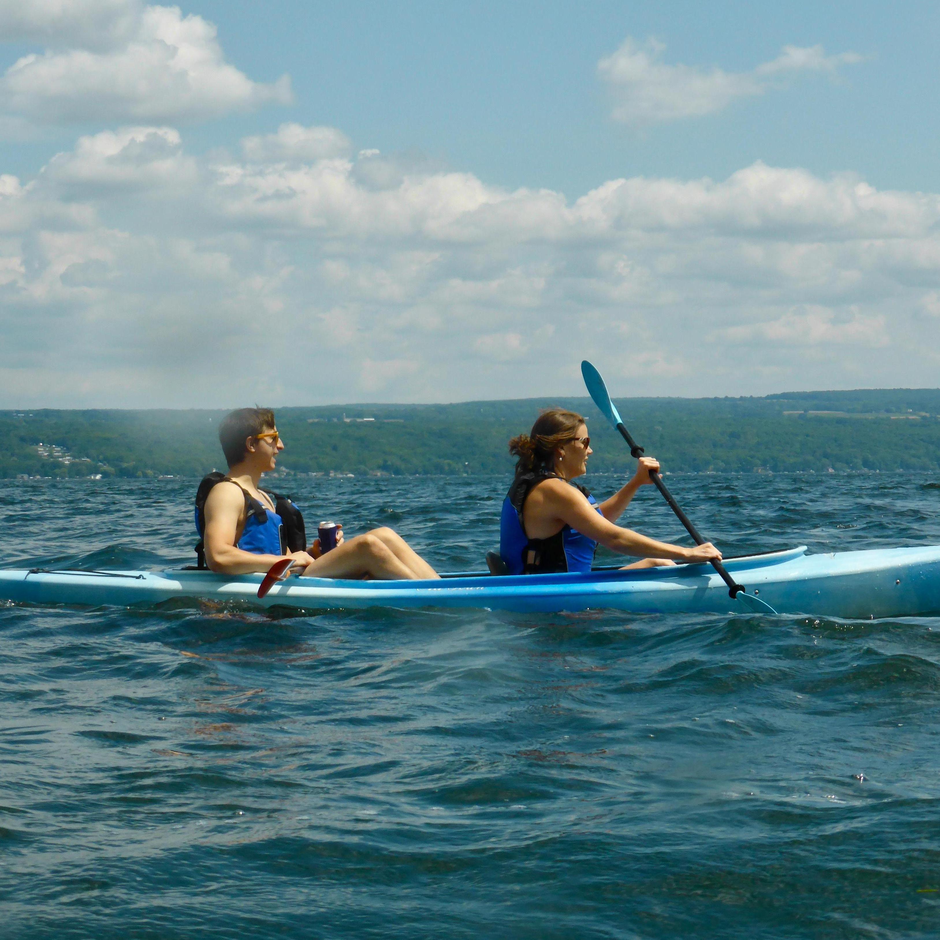 Kayak/Beer time at CBWT 2016