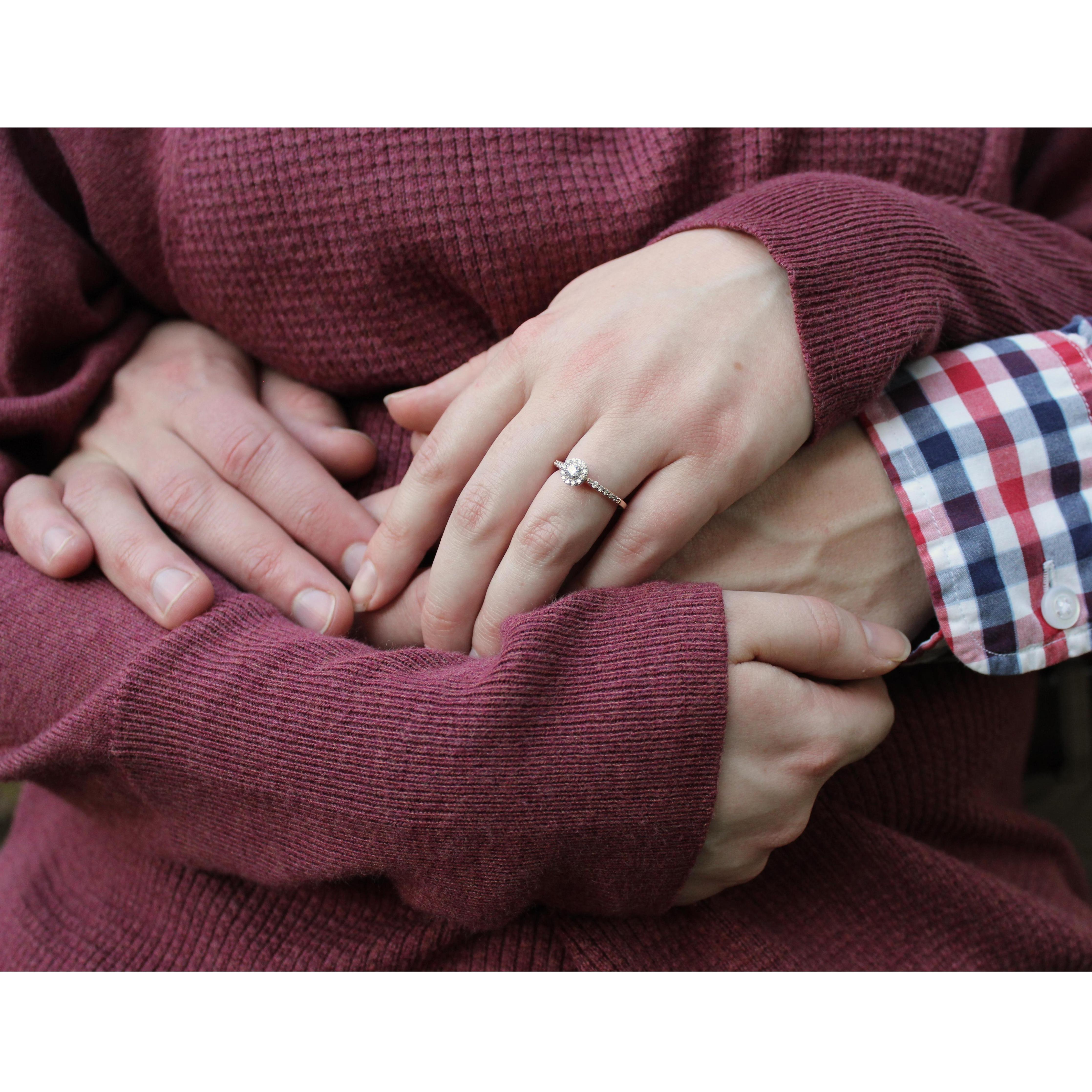 Engagement photos. Photo Credit: Michele Dimond