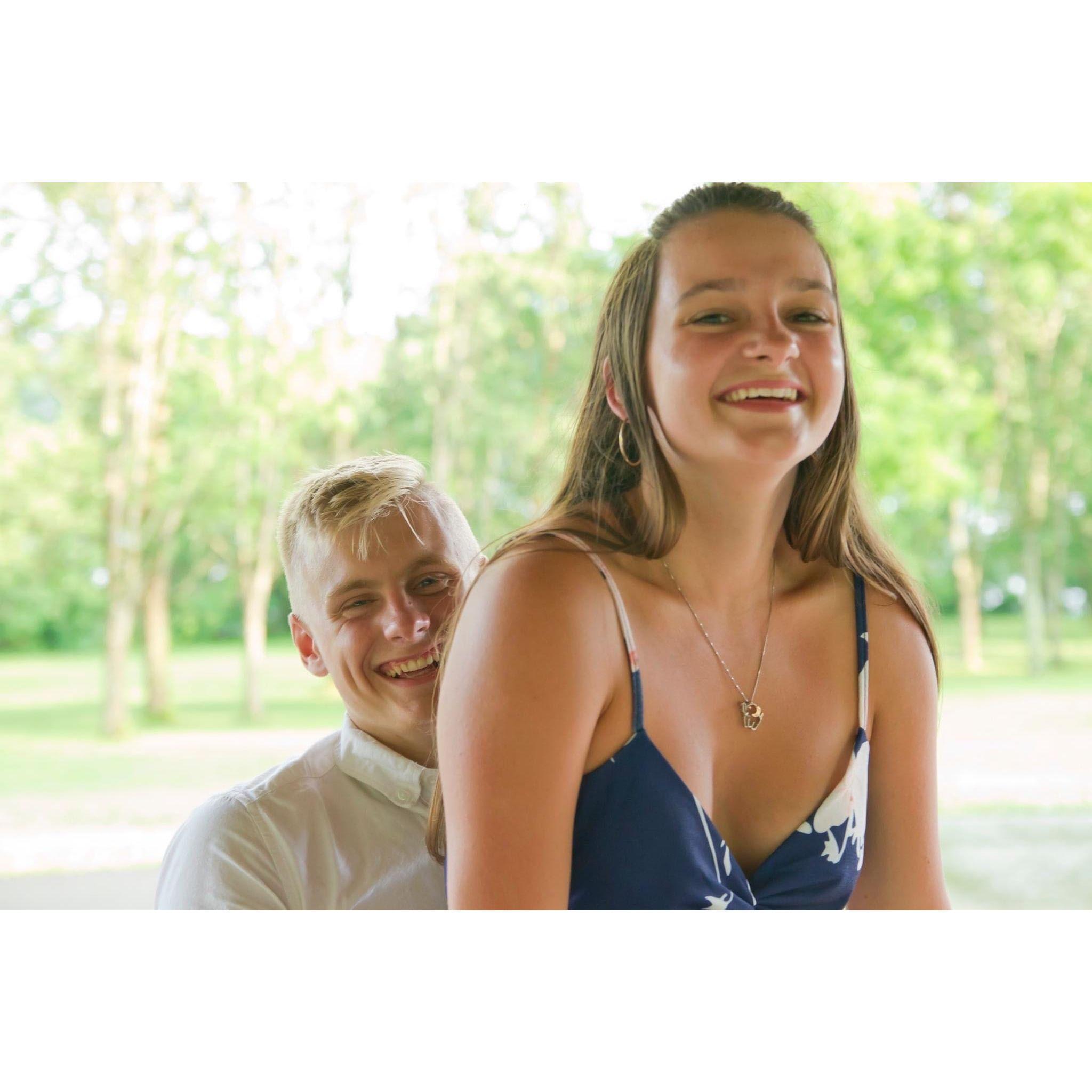 Our 2 year anniversary photo shoot curtsy of Micah's brother Chris!