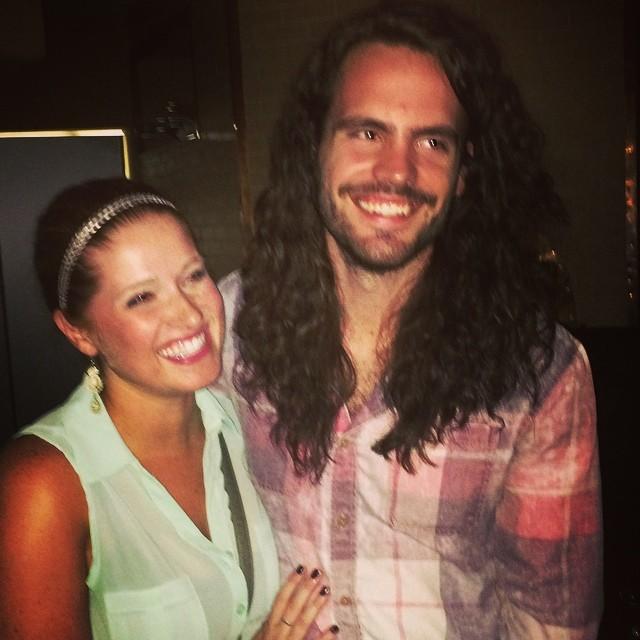 2014 - a summer night out in Dallas, TX a few nights after Allison moved down.