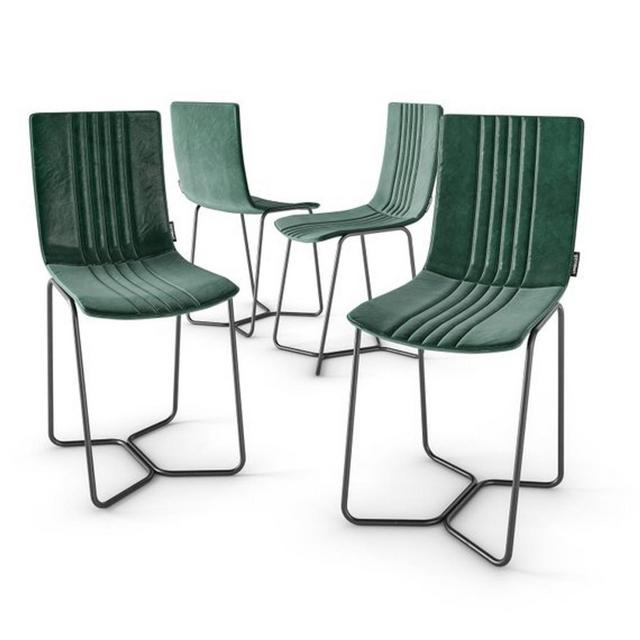 Modern Oxford Green Chair Set (4 Chairs)
