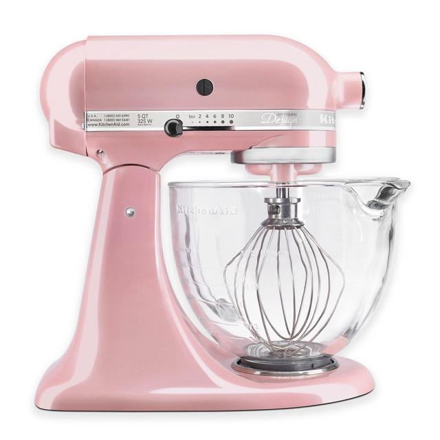 KitchenAid® Artisan® 5 qt. Stand Mixer in Pink with Glass Bowl
