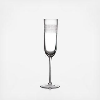 Palm Champagne Flute
