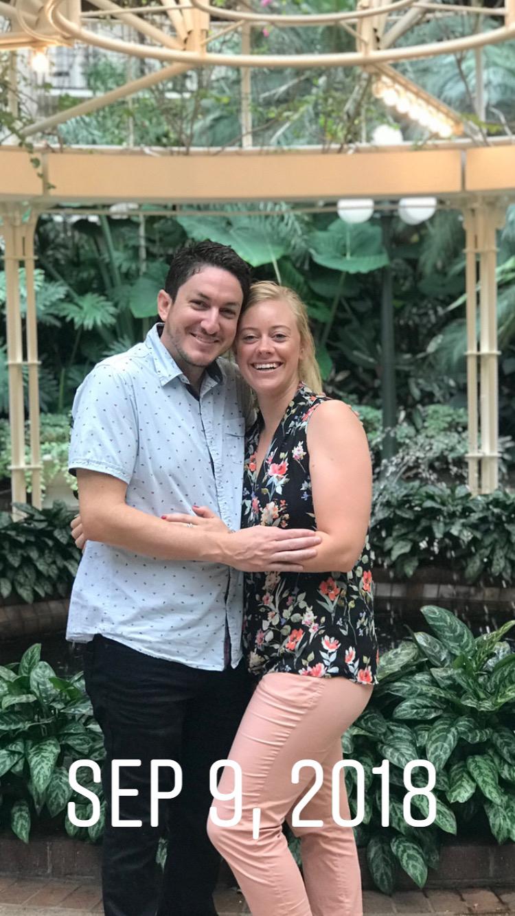 First trip together to Nashville, TN with Mike's family! This was our planned prom pose.