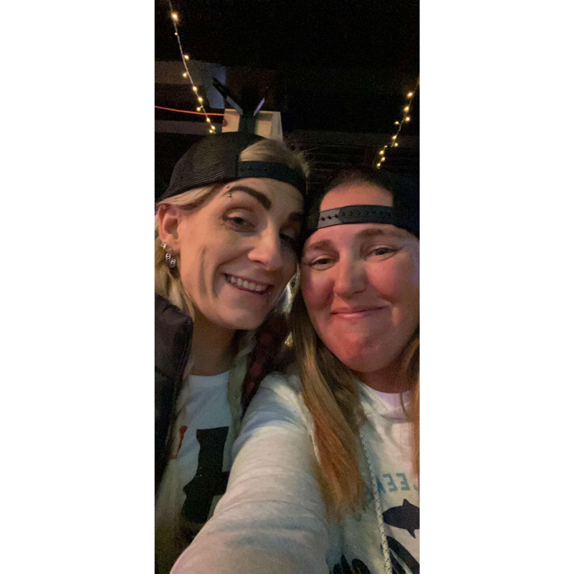 Our first selfie on a date, blushed the whole night.