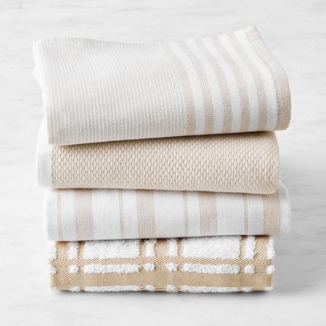 Williams Sonoma Multi-Pack Absorbent Towels, Set of 4, Khaki