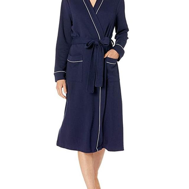 Amazon Essentials Women's Lightweight Waffle Full-Length Robe