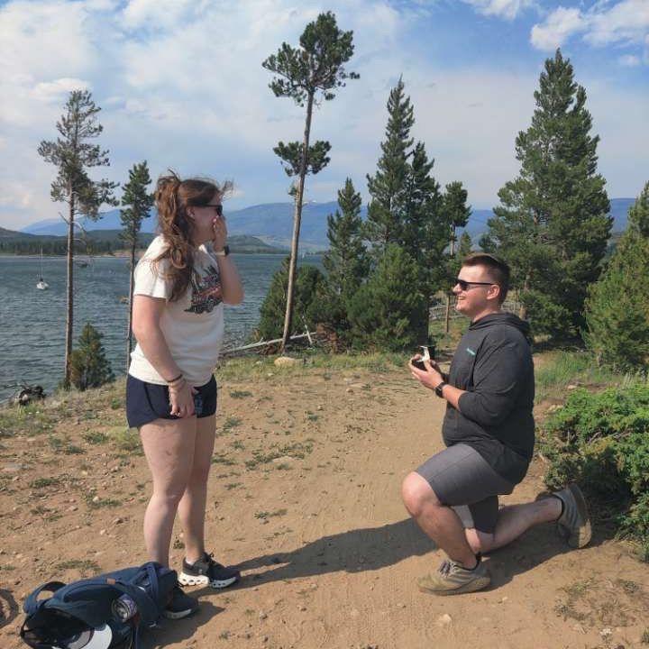 When she said YES!
