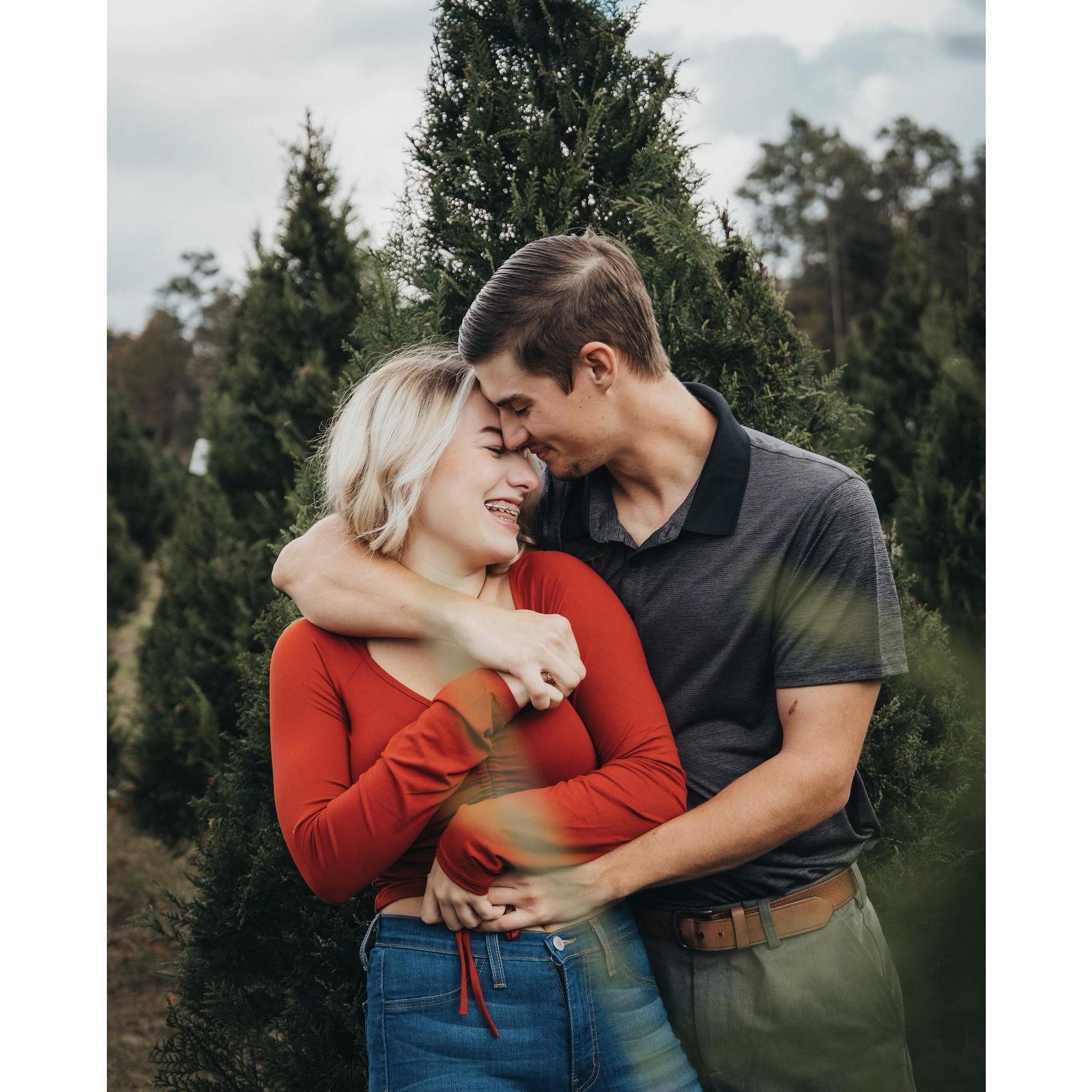 Taken before our second Christmas together.