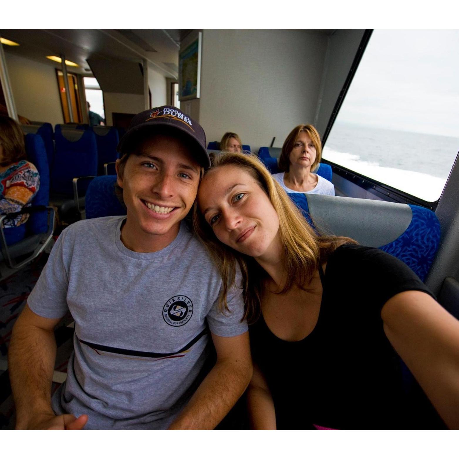Catalina boat ride for our 5 yr anniversary '2016