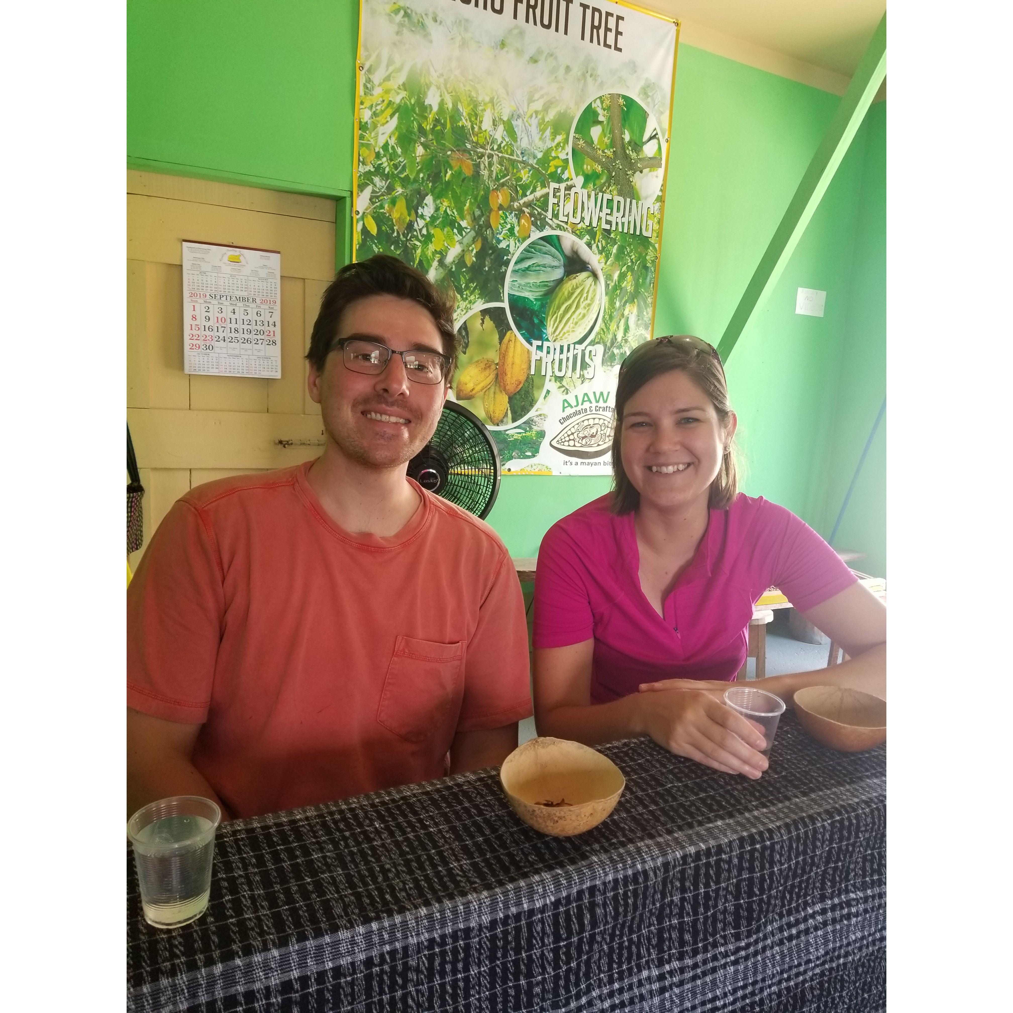 Belize - chocolate making class