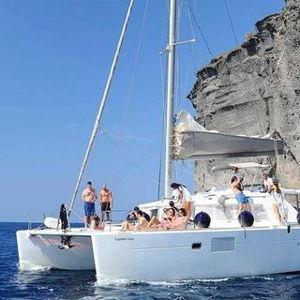 Catamaran in Greece