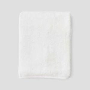 Signature Piped Edge Bath Towel | White + White Piping by Weezie