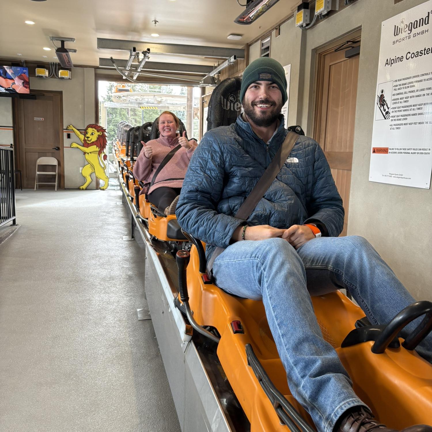 The mountain roller coaster ride in Leavenworth, WA.