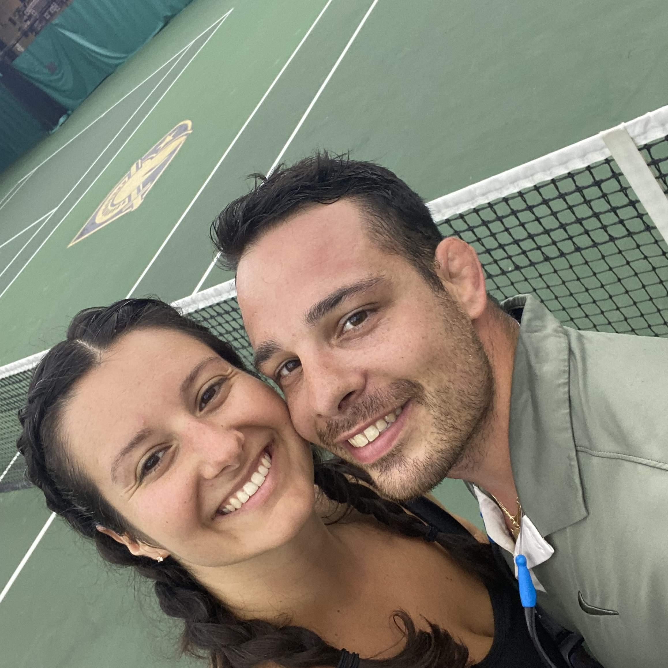 Fun Fact: Kat and Joe love to play Tennis together. But Joe better not try to kiss Kat if he just beat her in a match!