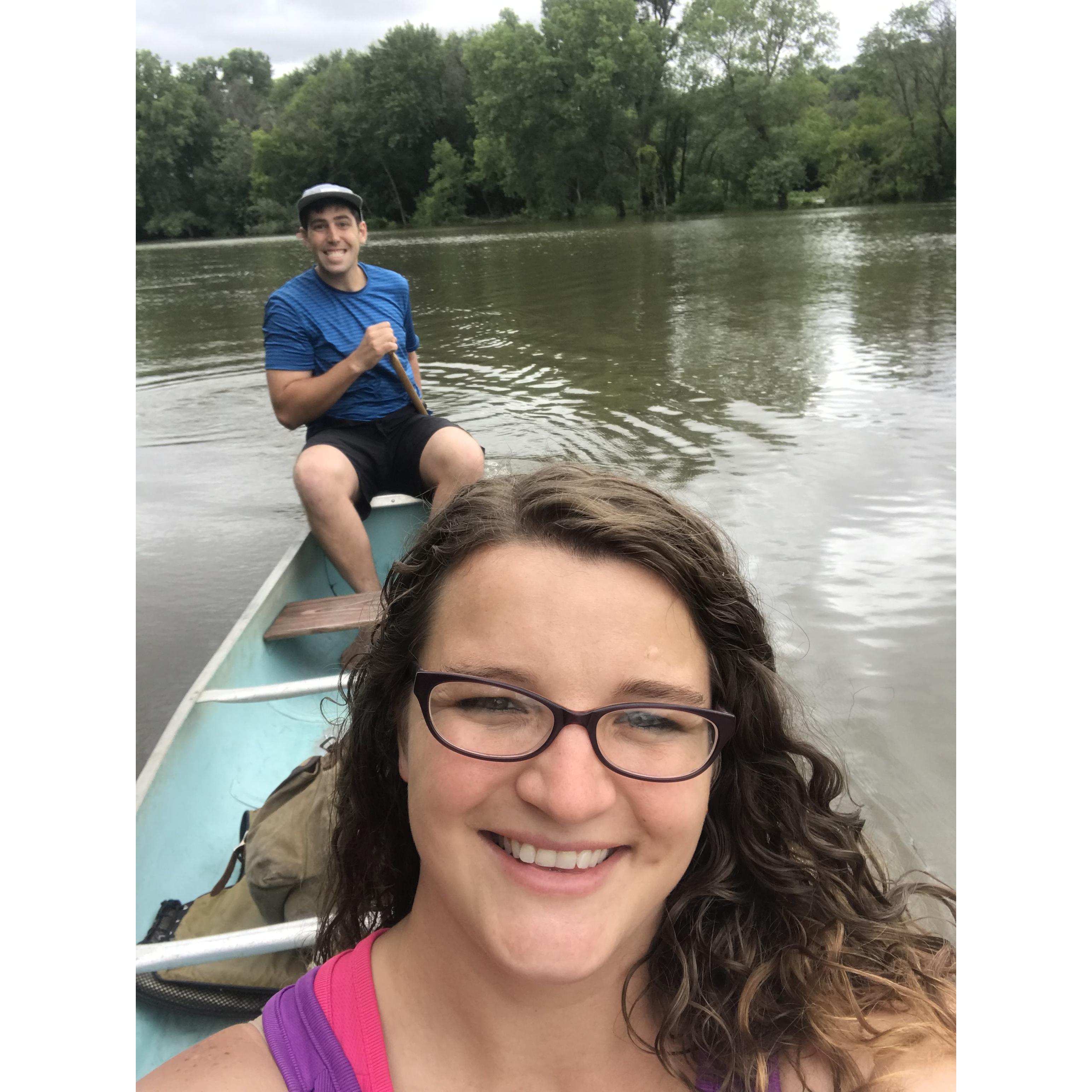Out Canoeing!