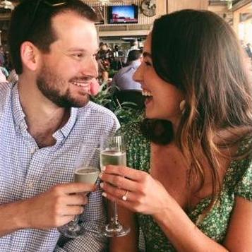 We got to dinner and SURPRISE the whole family was there waiting for us!