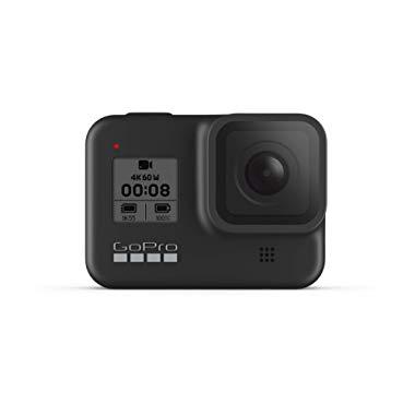 GoPro Hero8 Black - Waterproof Action Camera with Touch Screen 4K Ultra HD Video 12MP Photos 1080p Live Streaming Stabilization