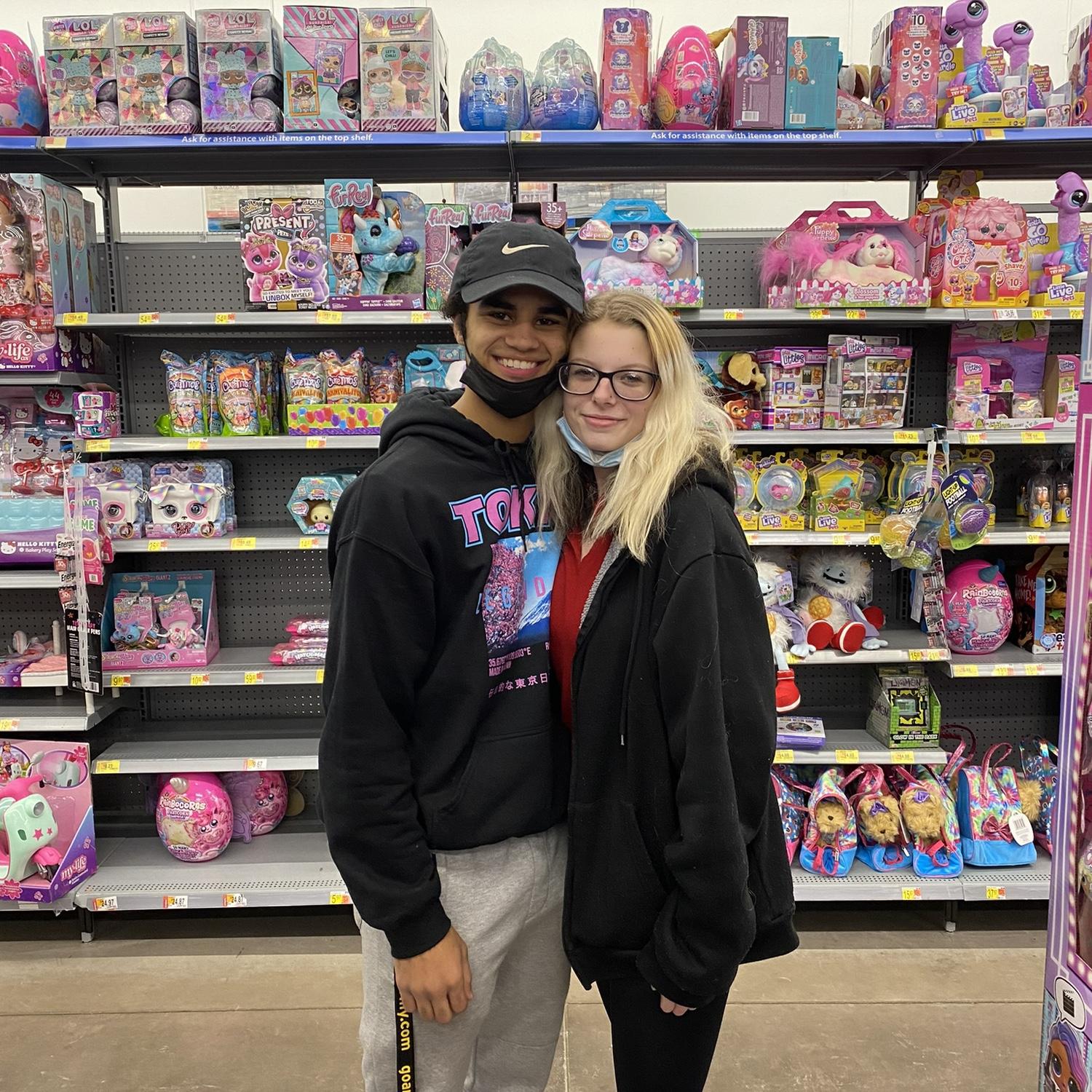our first photo taken as a couple!