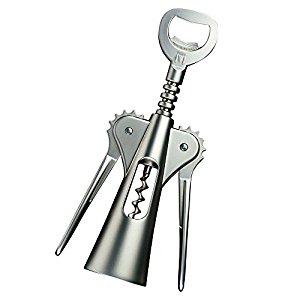 Westmark 61655580 Monopol Lever Satin Finished Corkscrew And Wine Opener In Gift Box With Cork Remover, Silver